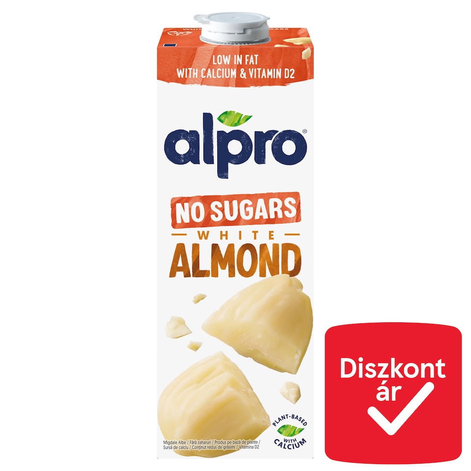 image 1 of Alpro Sugar-Free Almond Drink with Added Calcium and Vitamins 1 l 
