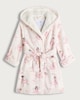 image 1 of F&F Girls Fleece Fairy Print Dressing Gown in Multi