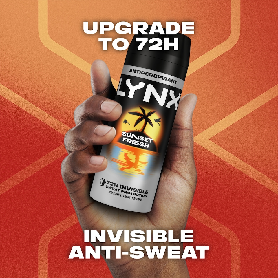 image 1 of Lynx Antiperspirant Deodorant Aerosol Sunset Fresh 150ml 