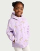 image 1 of F&F Girls Unicorn Print Raincoat in Lilac