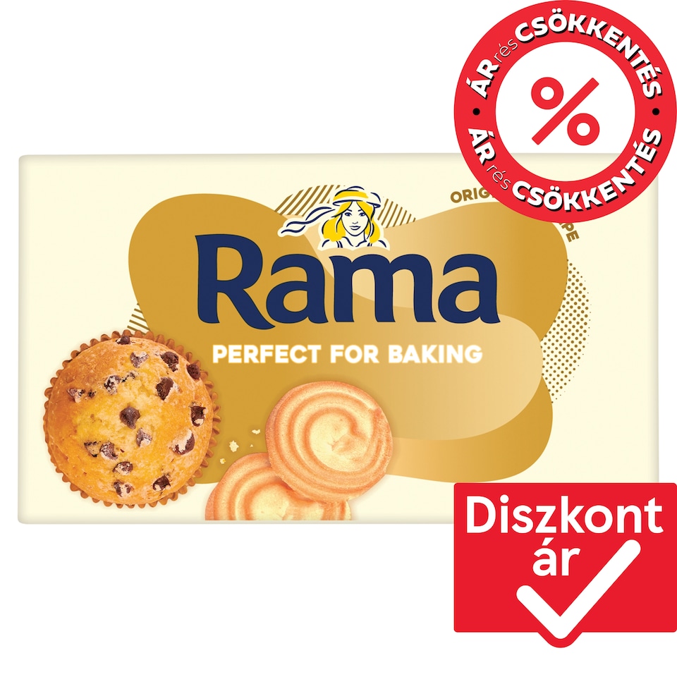 Rama 70% zsírtartalmú margarin 500 g  1. kép