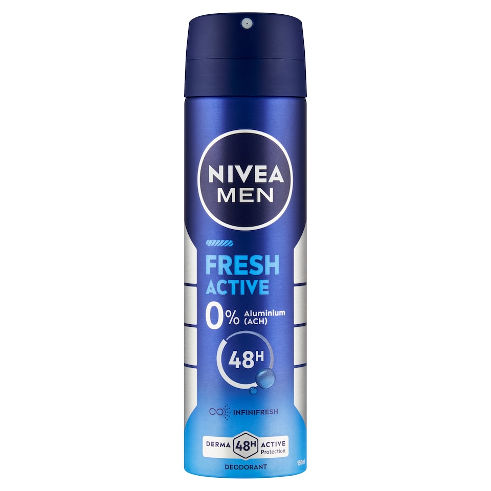 Obrázek 1 pro produkt Nivea Men Fresh Active Sprej deodorant 150ml