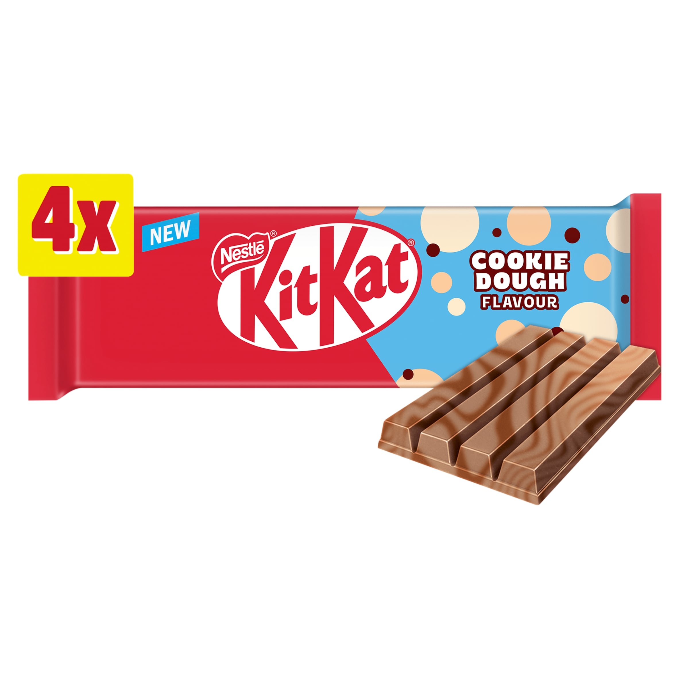 KITKAT Cookie Dough Flavour Chocolate Bar 4x41.5g