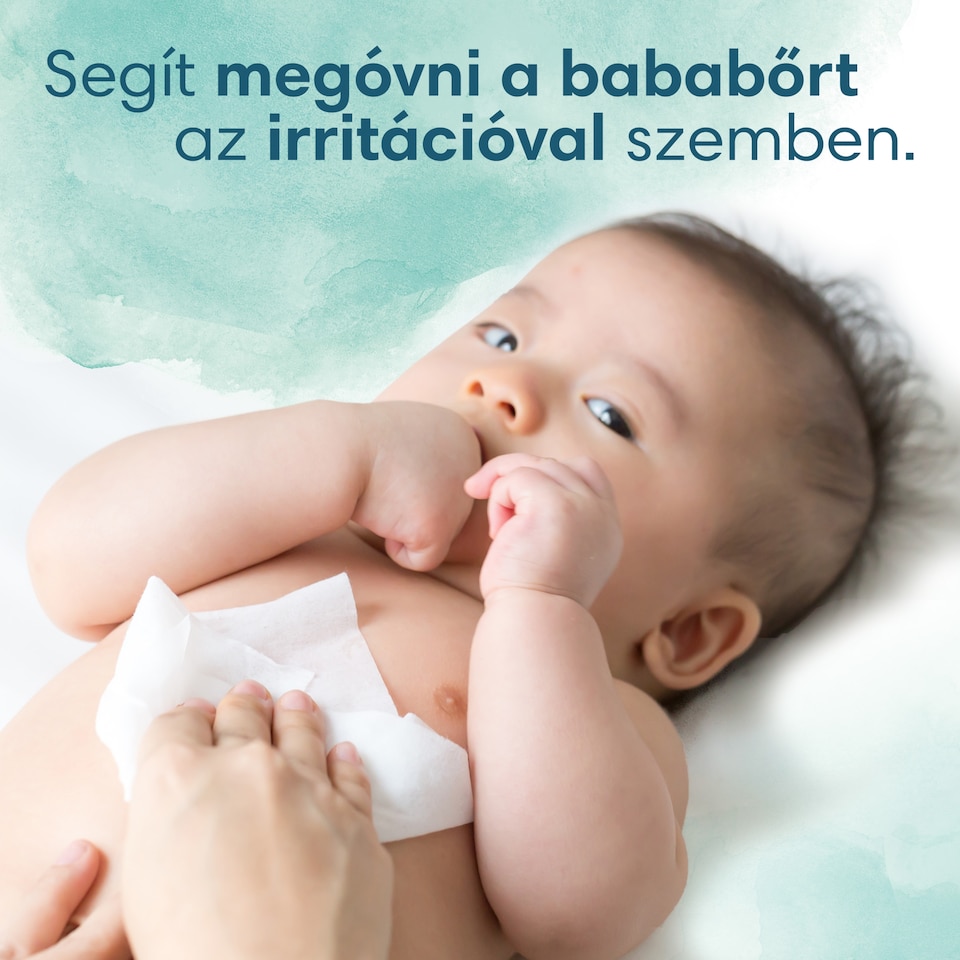 Pampers Harmonie Aqua Nedves Törlőkendő, 1 Csomag = 48 db Törlőkendő  1. kép