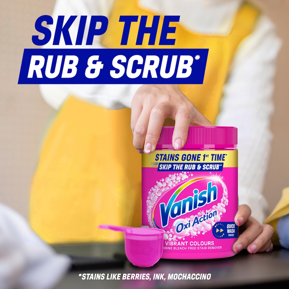 image 1 of Vanish Gold Oxi Action Stain Remover For Colours 1.35kg