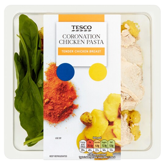 Tesco Coronation Chicken Pasta 275G - Tesco Groceries