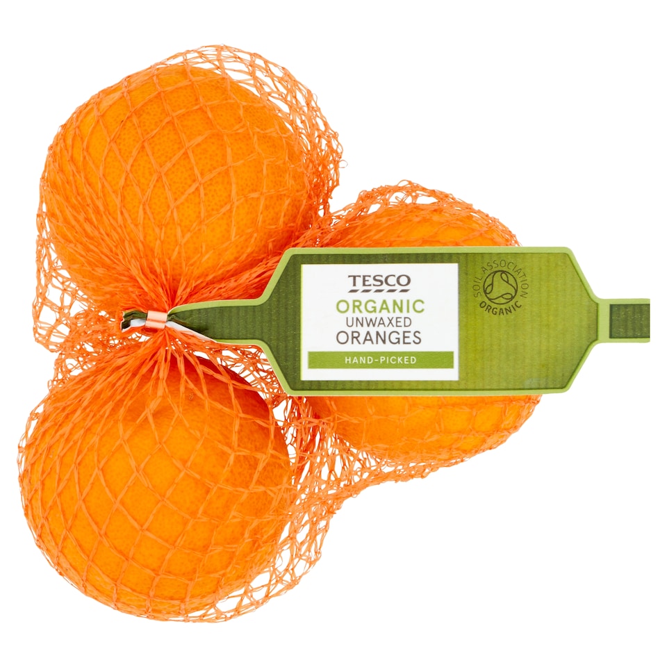 image 1 of Tesco Organic Unwaxed Oranges