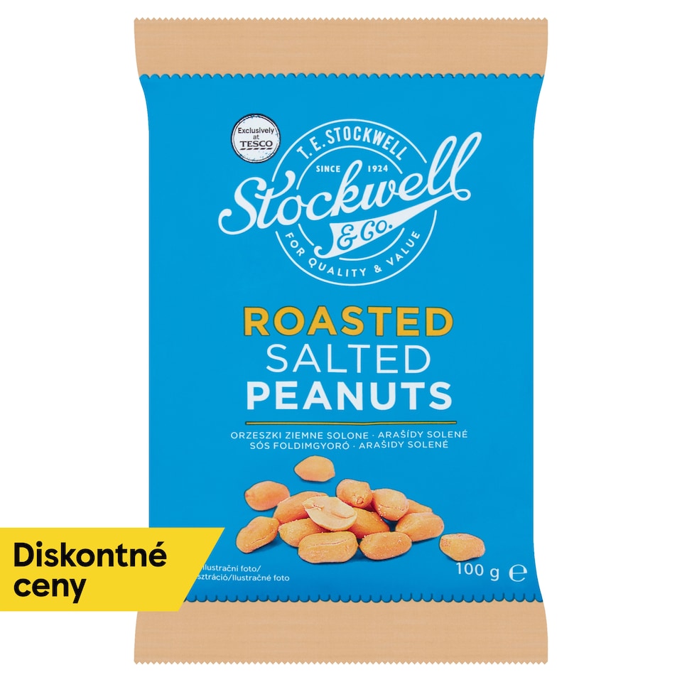 Stockwell & Co. Roasted Salted Peanuts 100 g