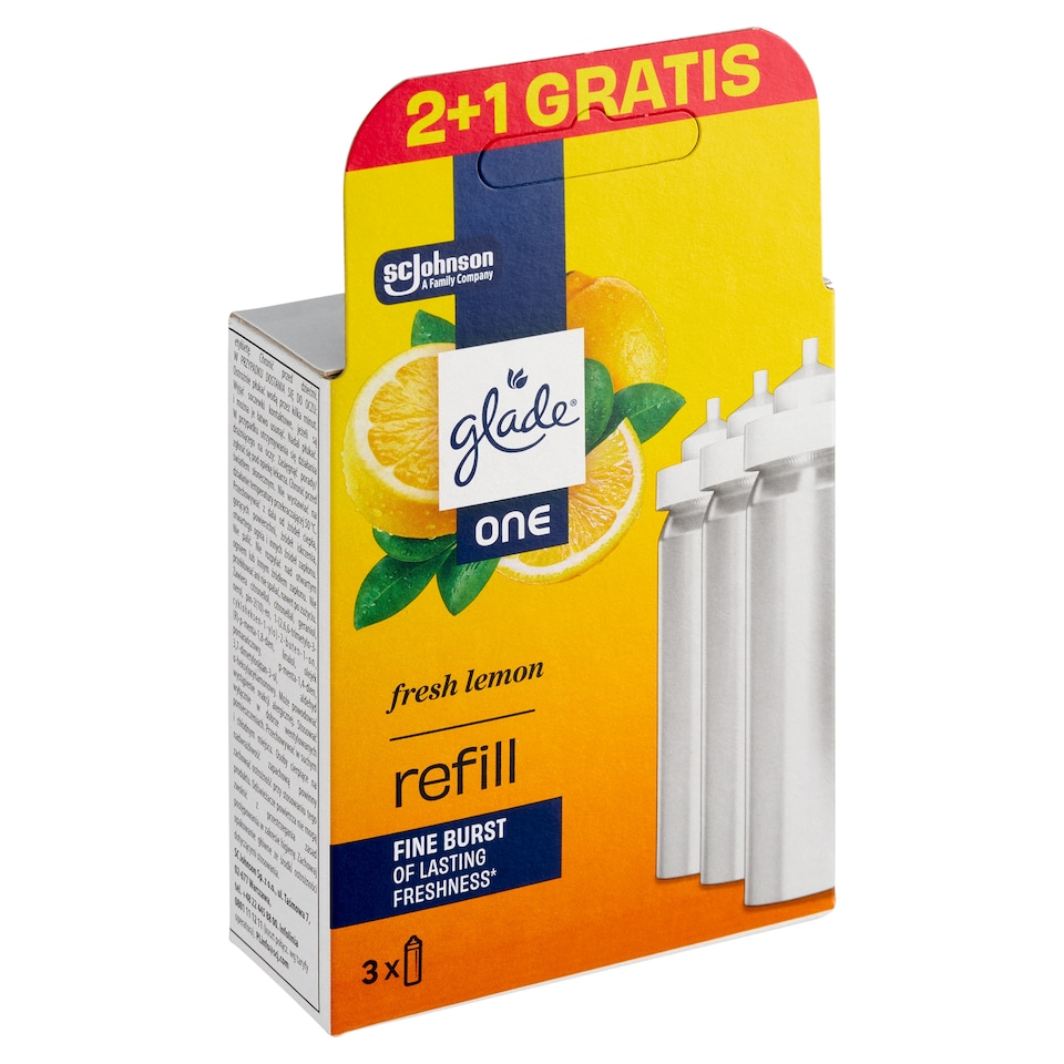image 1 of Glade One Fresh Lemon Refill 3 x 10 ml (30 ml)