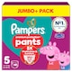 image 1 of Pampers Premium Protection 48 Nappy Pants Size 5