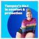 image 2 of Tampax Pearl Compak Regular Applicator Tampons 18