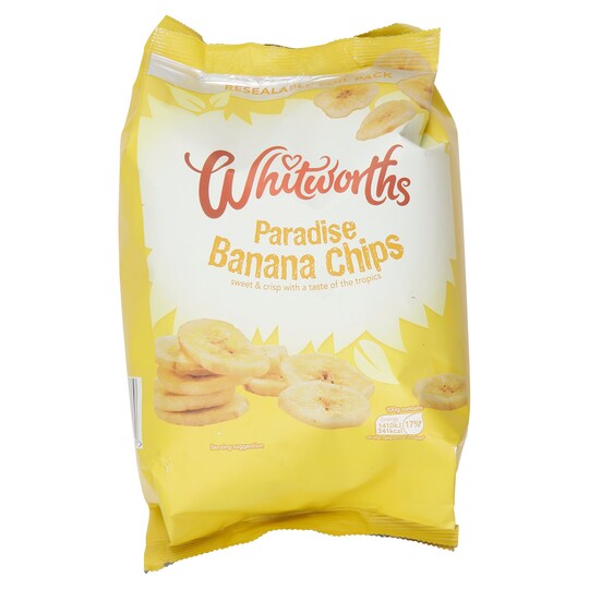 Whitworths Wholefoods Banana Chips350g Tesco Groceries