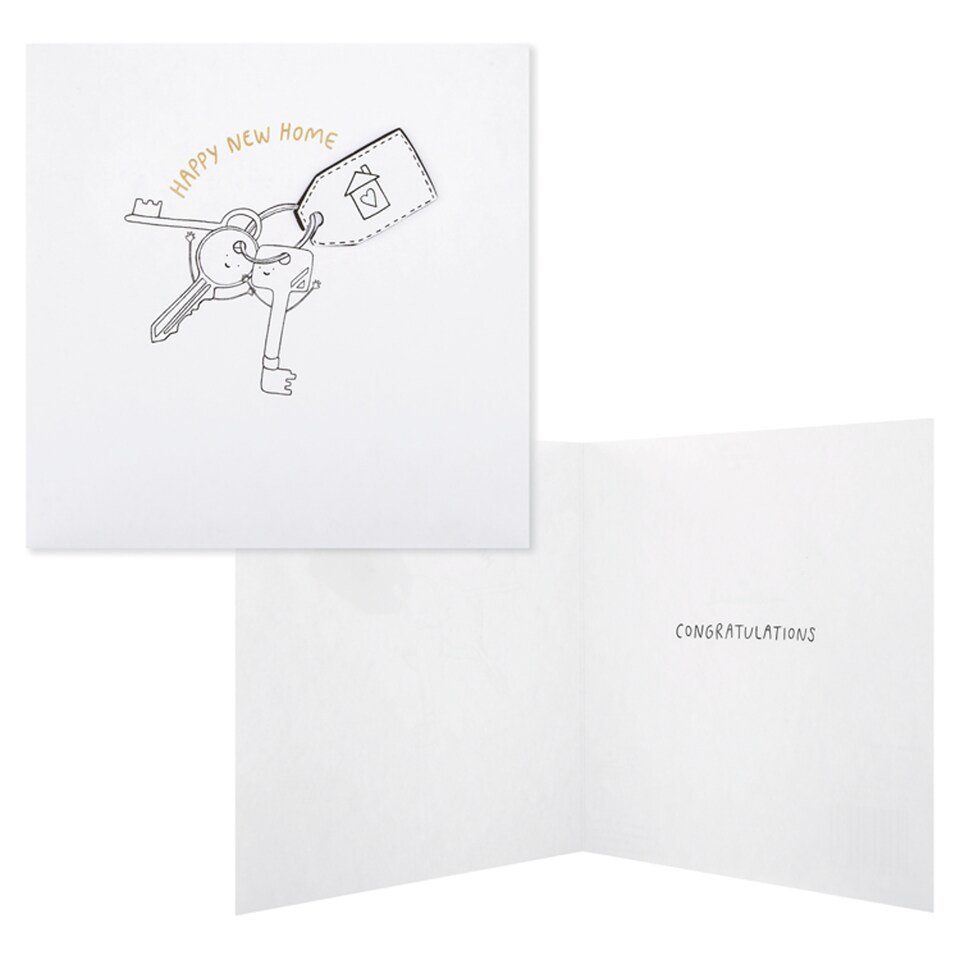 image 1 of Hallmark New Home Card Happy New Home (3D)