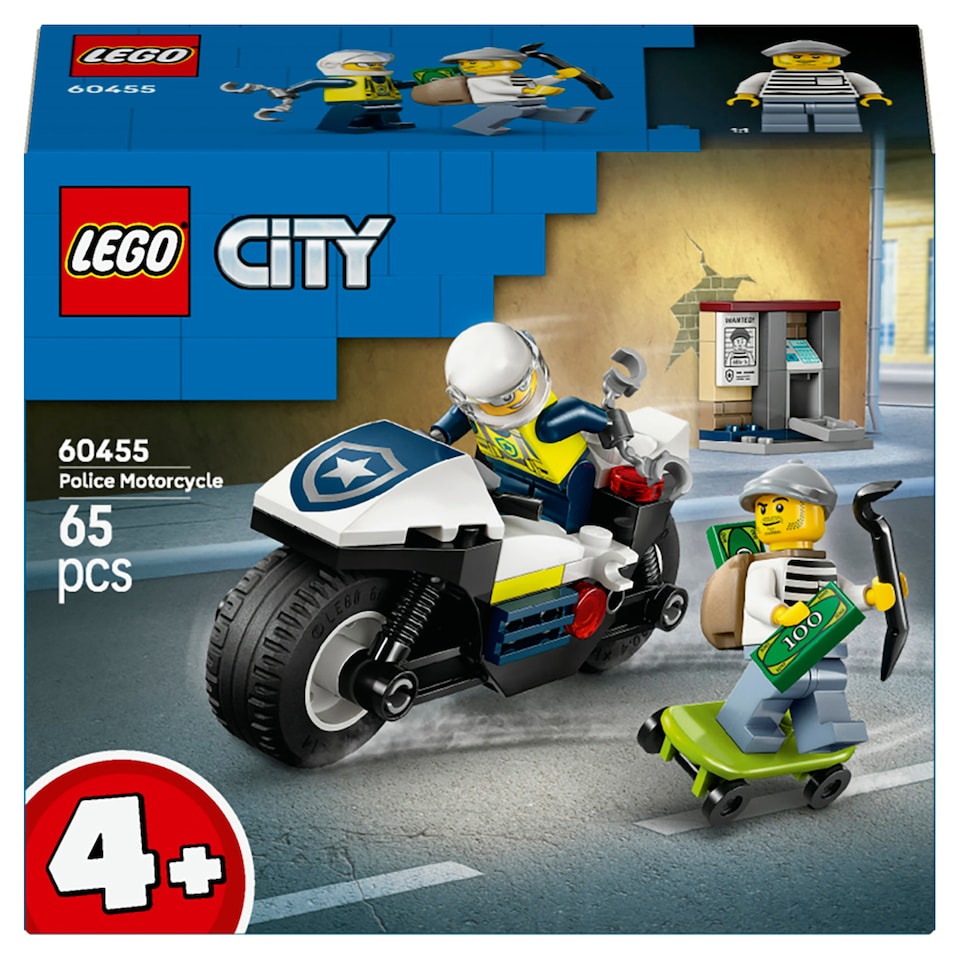 obrázok 1 z LEGO City 60455 Naháňačka na policajnej motorke