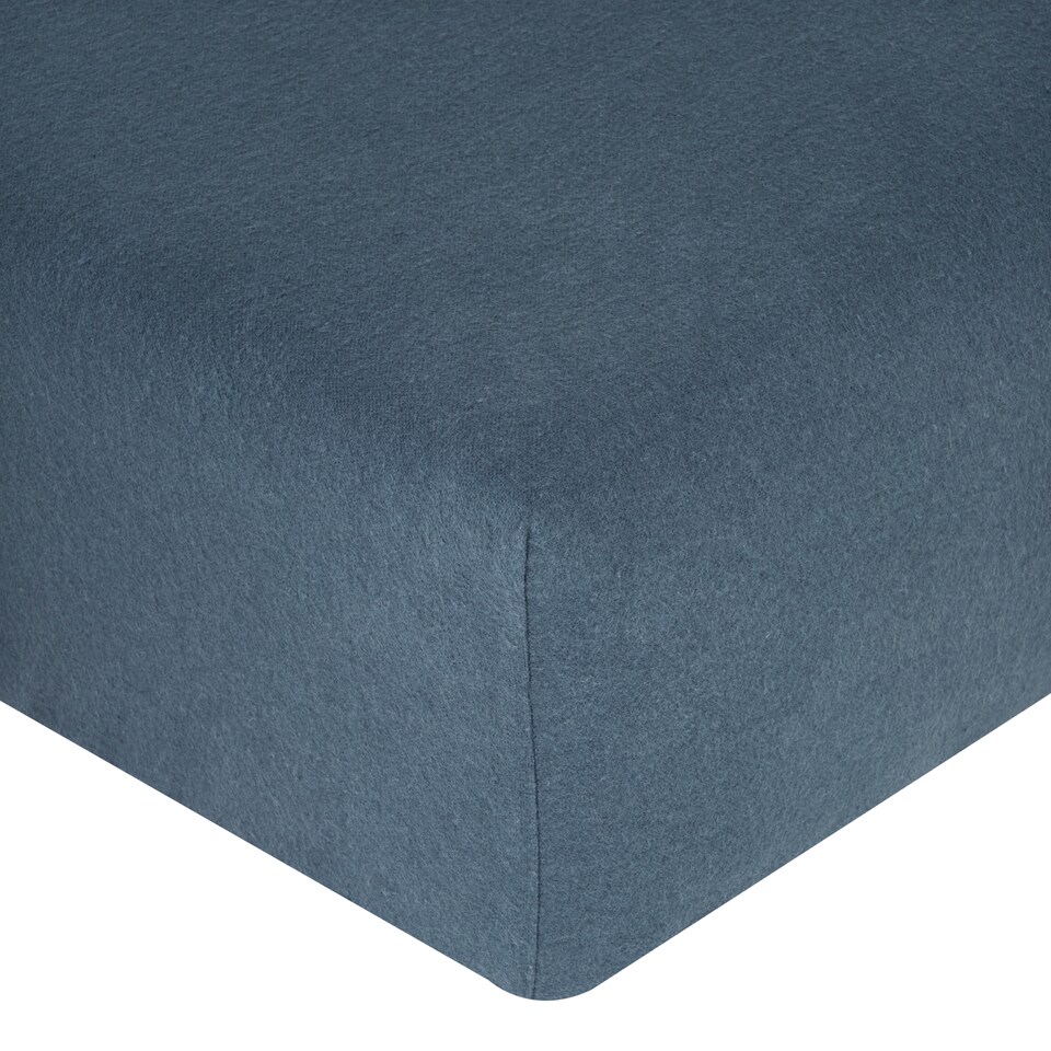 F&F Home Navy Brushed Fitted Sheet King