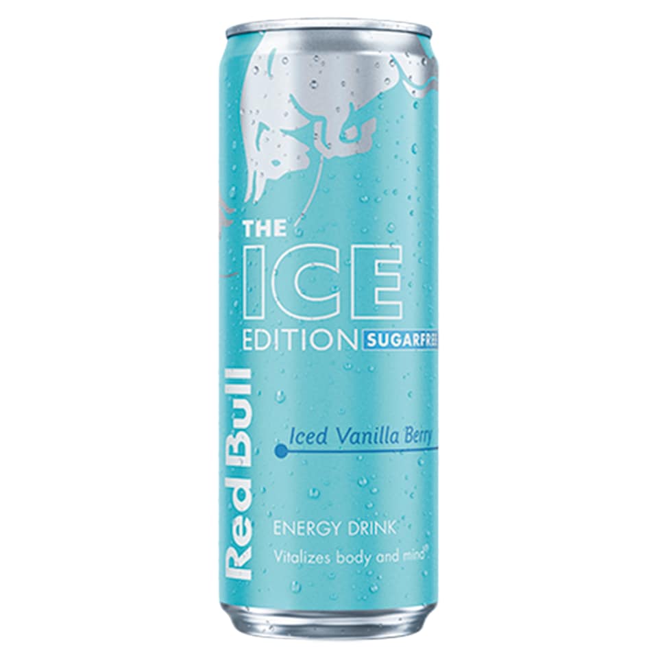 Red Bull Sugar Free The Winter Edition Vanilla Iced Berry Energy Drink 355ml