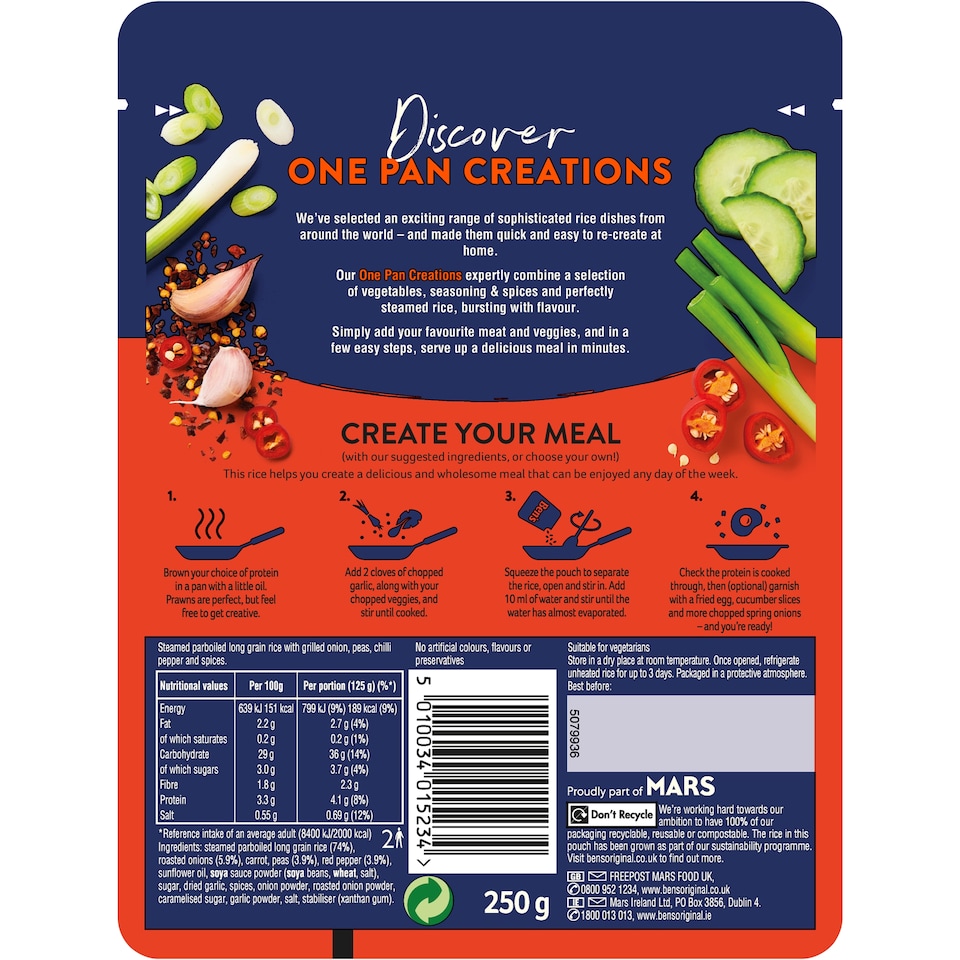 image 1 of Ben's Original Nasi Goreng One Pan Rice Meal 250g