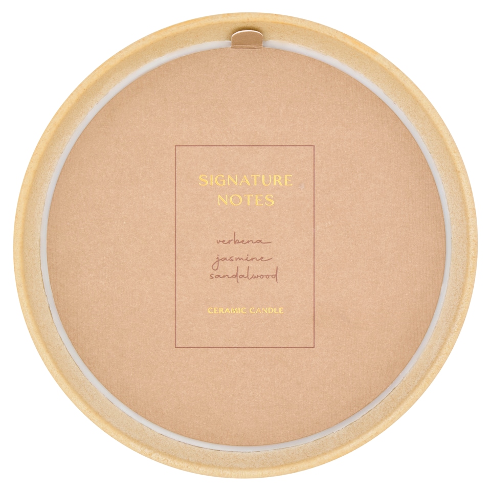 image 1 of  F&F Home Signature Notes Jasmine Multi-Wick Ceramic Candle 370g