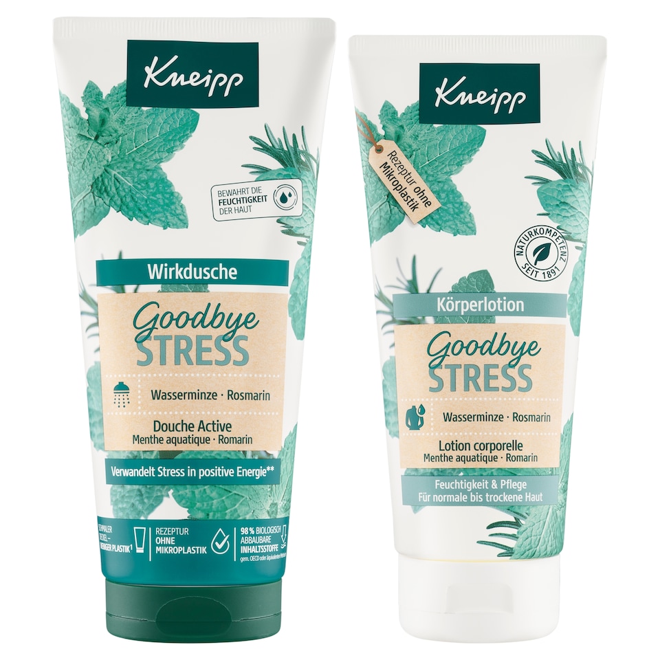 Obrázek 1 pro produkt Kneipp Goodbye Stress dárková sada 2 x 200ml