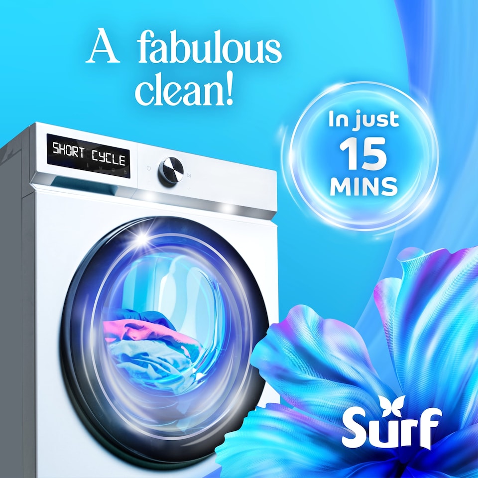 image 1 of Surf Magnifi-Scent Wash Aqua Bliss Laundry Detergent 55 Washes 1485ml