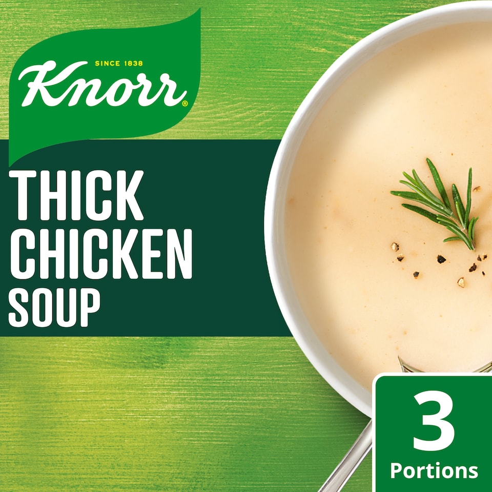 KNORR THICK CHICKEN SOUP 3 PORTIONS 55G