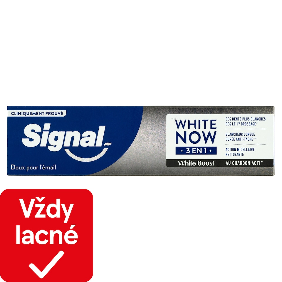 obrázok 1 z Signal White now 3in1 White boost zubná pasta 75 ml