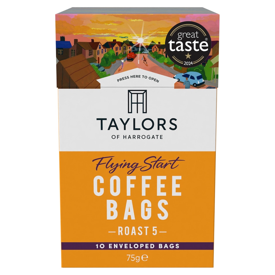 image 1 of Taylors Flying Start Coffee Bags 10S 75G