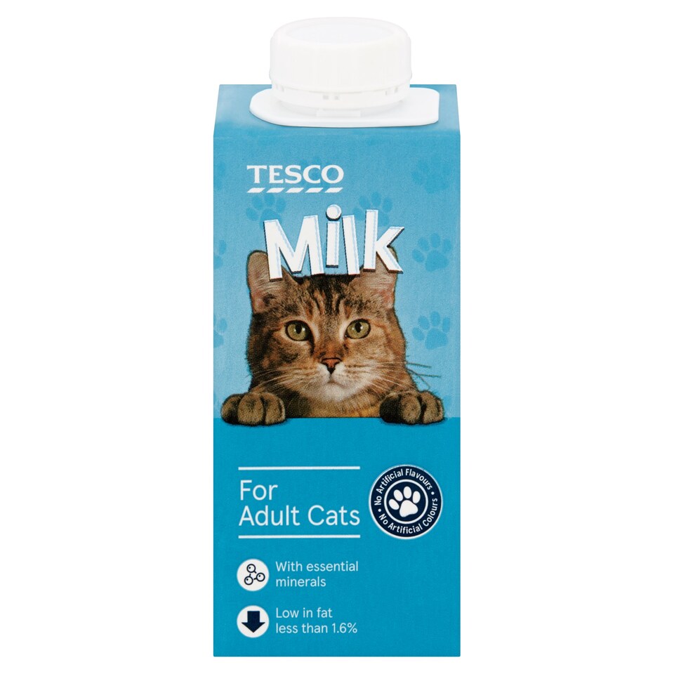 Tesco Milk For Adult Cats 200Ml