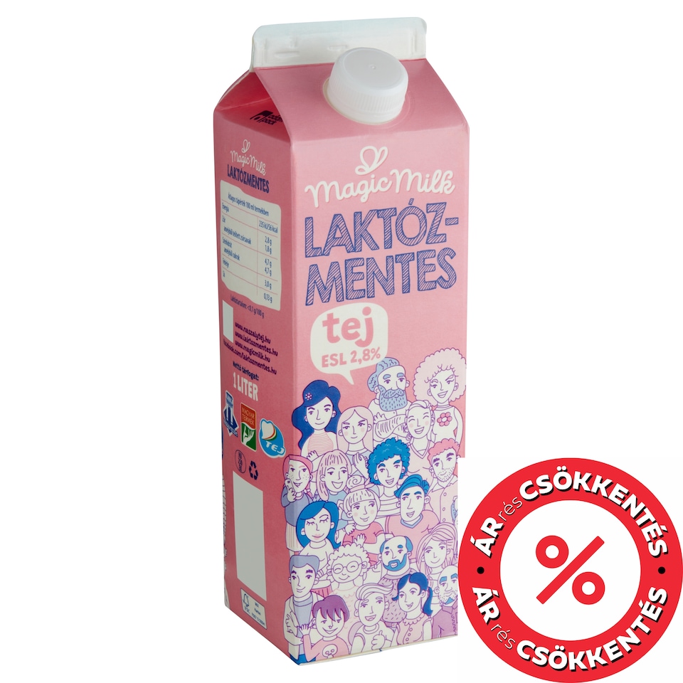 Magic Milk ESL laktózmentes, félzsíros tej 2,8% 1 l