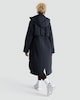 image 2 of F&F Waterproof Hooded Longline Parka in Navy