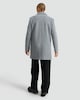 image 3 of F&F Single Breasted Side Pocket Coat in Grey Marl