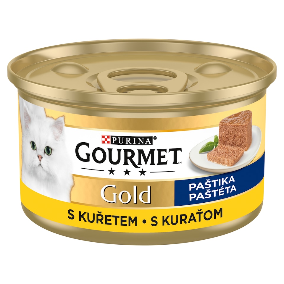 obrázok 1 z Gourmet Gold konzerva pre mačky kura paštéta 85 g