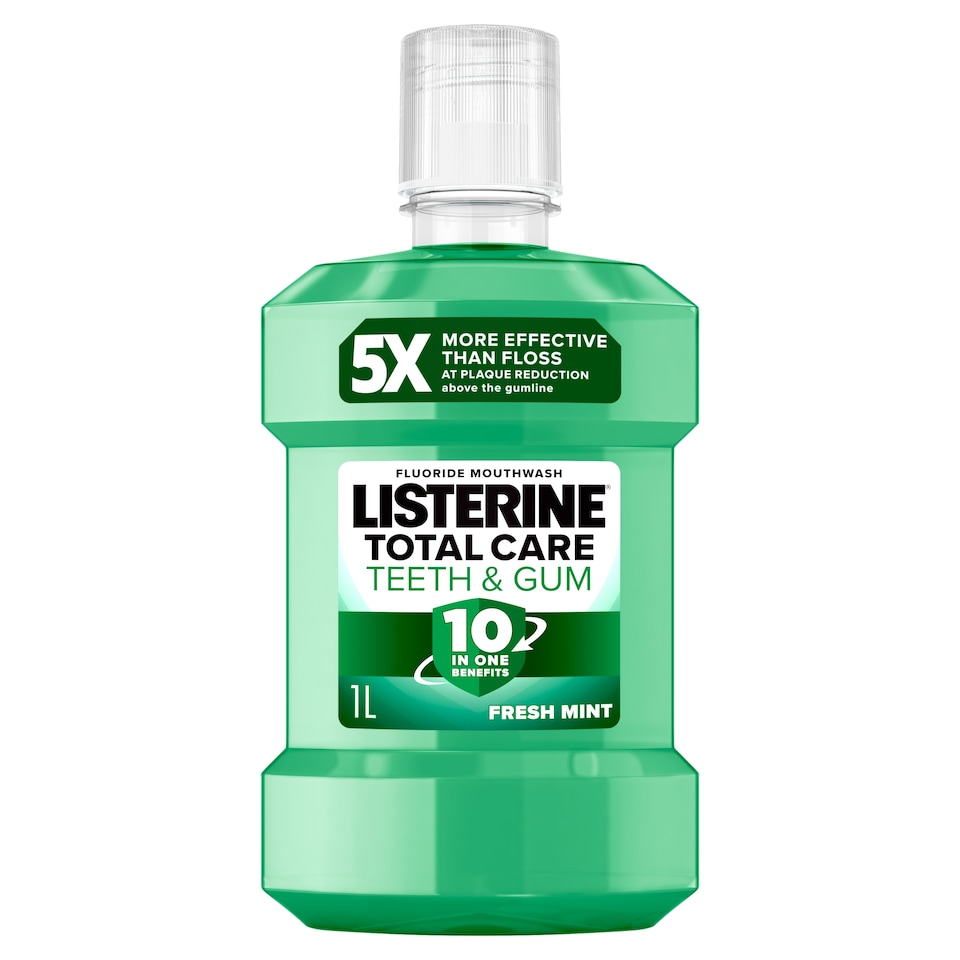 image 1 of Listerine Total Care Teeth & Gum Fluoride Mouthwash Fresh Mint 1 Litre