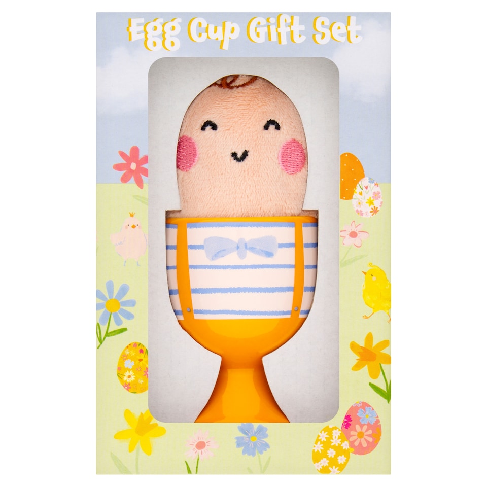 image 1 of Tesco Easter Egg Cup With Character Plush Assortment