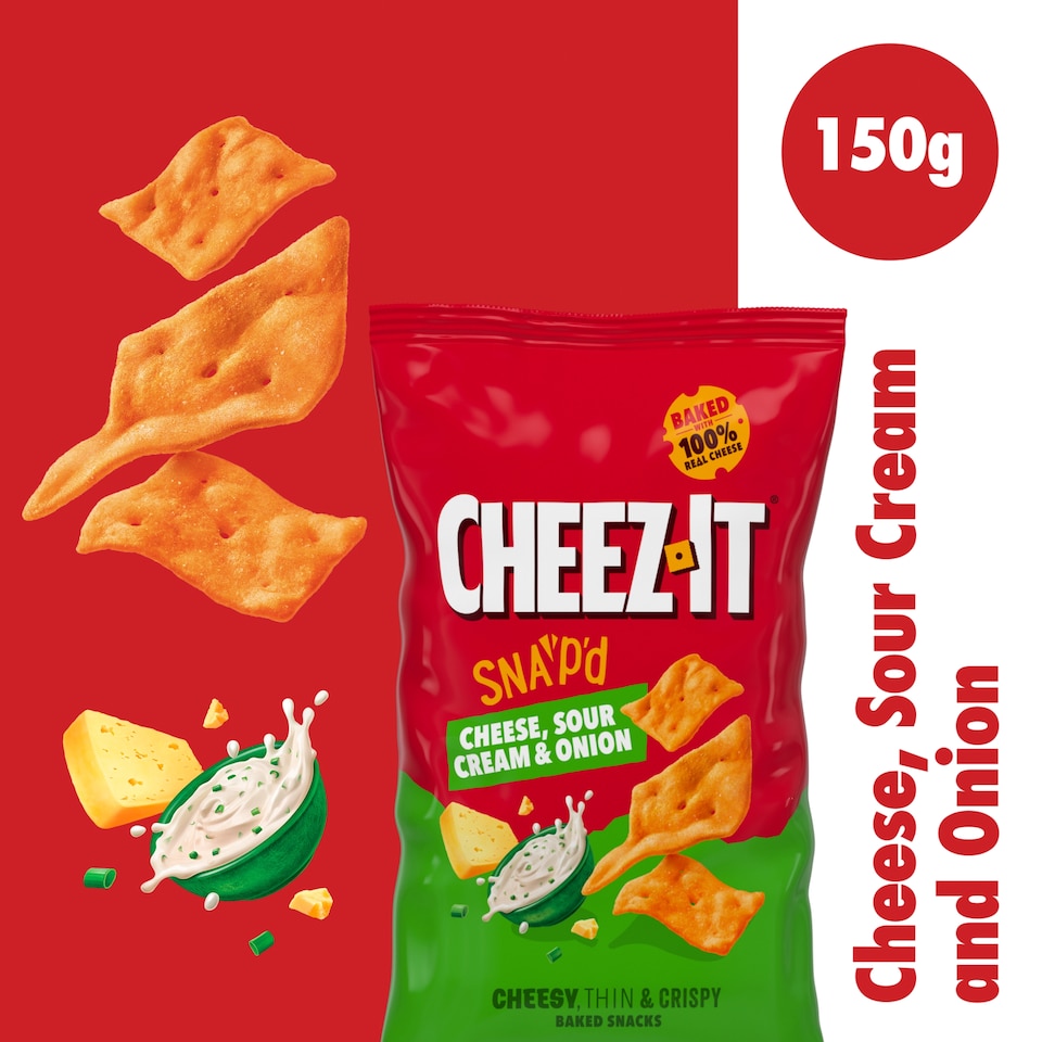 image 1 of Cheez-It Cheese Sour Cream & Onion 150g