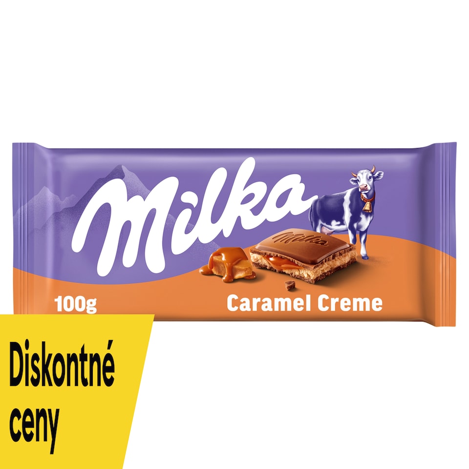 image 1 of Milka Caramel Créme Milk Chocolate 100 g