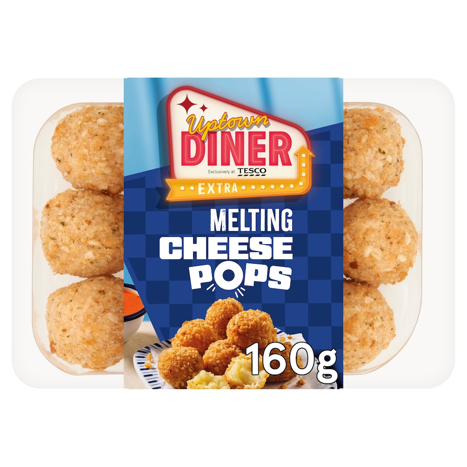 image 1 of Uptown Diner Melting Cheese Pops 160g