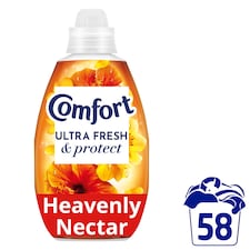 Comfort Ultra Fresh & Protect Fabric Conditioner Heavenly Nectar 58 Washes 870ml