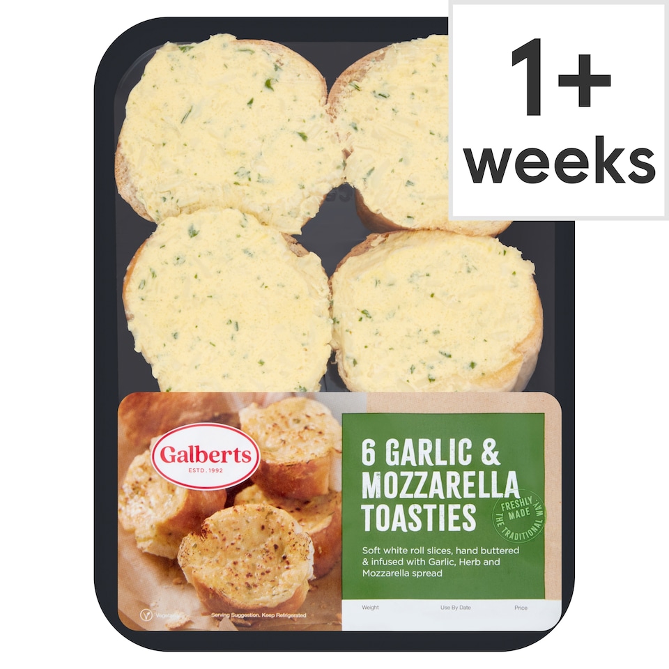 Galberts Garlic & Mozzerella Toasties 260G