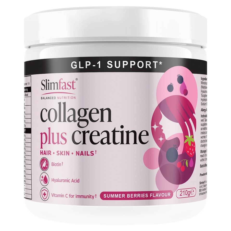 SlimFast Collagen Plus Creatine Summer Berries Flavour 14 Servings 210g