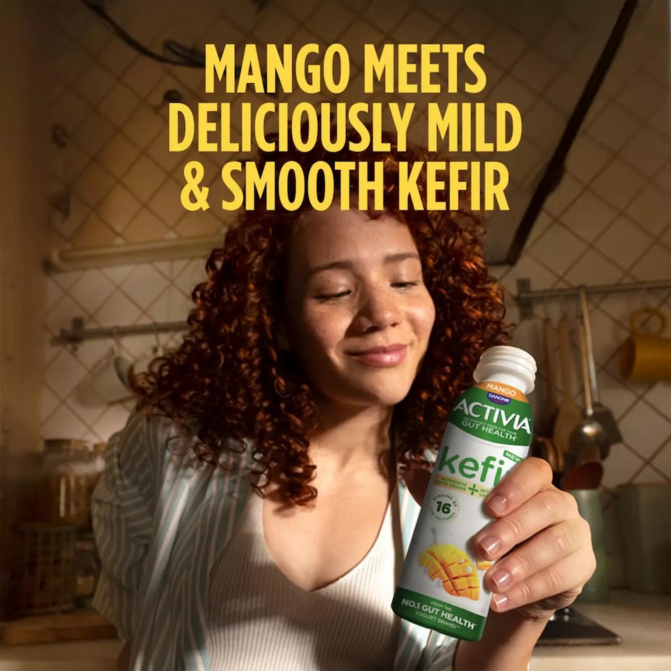 image 1 of Activia Kefir Mango Gut Health Yoghurt Drink 280g 