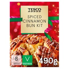 Tesco Spiced Cinnamon Bun Kit 490g