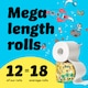 image 3 of Who Gives A Crap Extra Soft Limited Edition Toilet Tissue 12 Mega Rolls