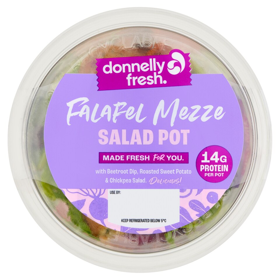 Donnelly Fresh Falafel Mezze Salad pot 260g