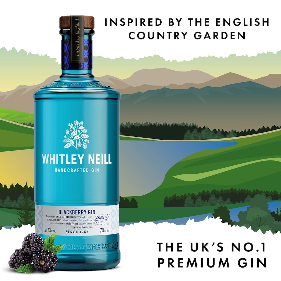 image 1 of Whitley Neill Blackberry Gin 70Cl