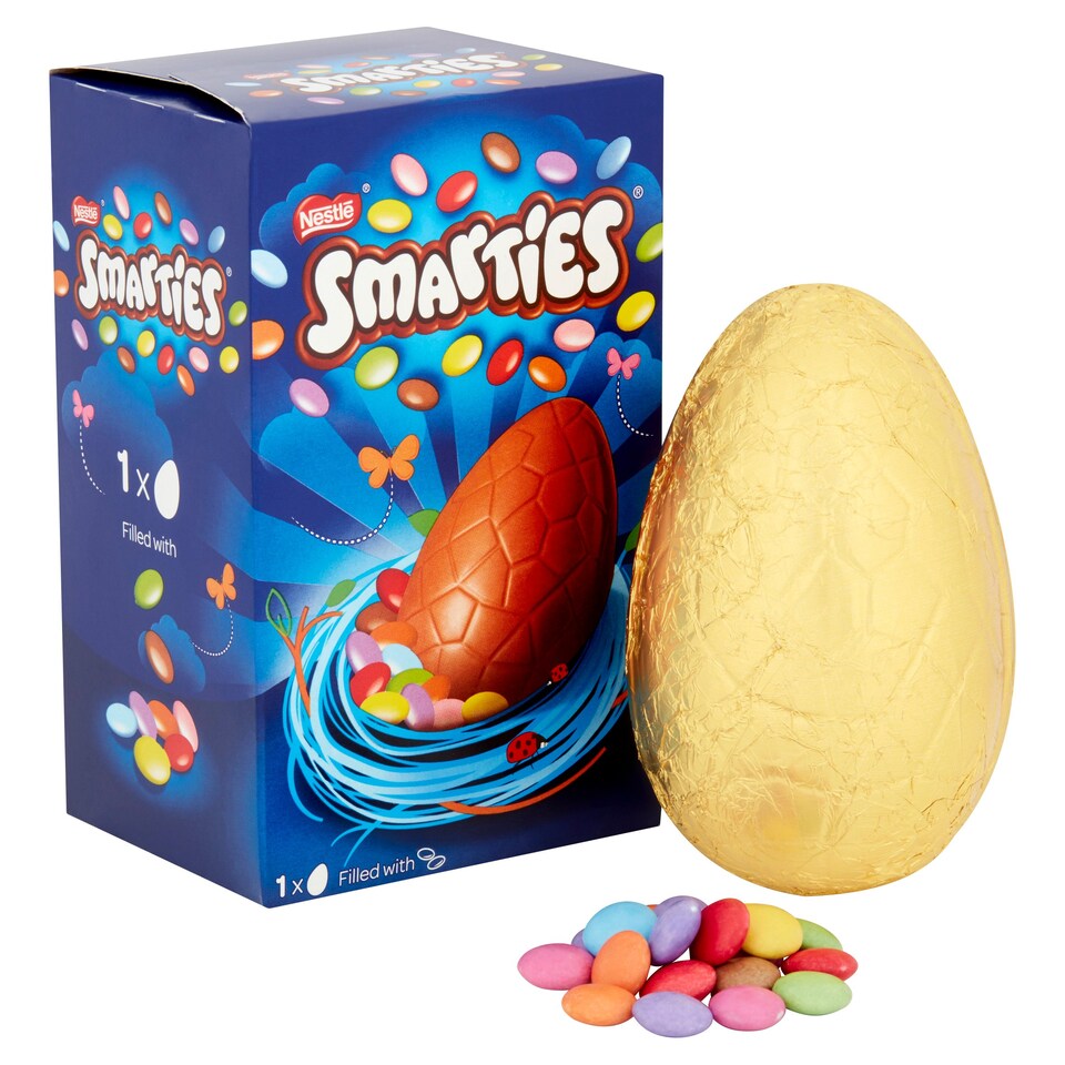 image 1 of Smarties Medium Easter Egg 122G