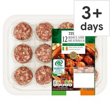 Tesco 12 Irish Lamb Meatballs 240g