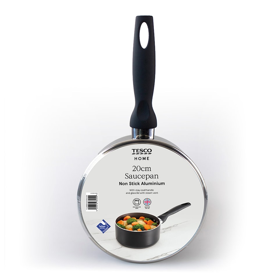 Tesco 20Cm Saucepan