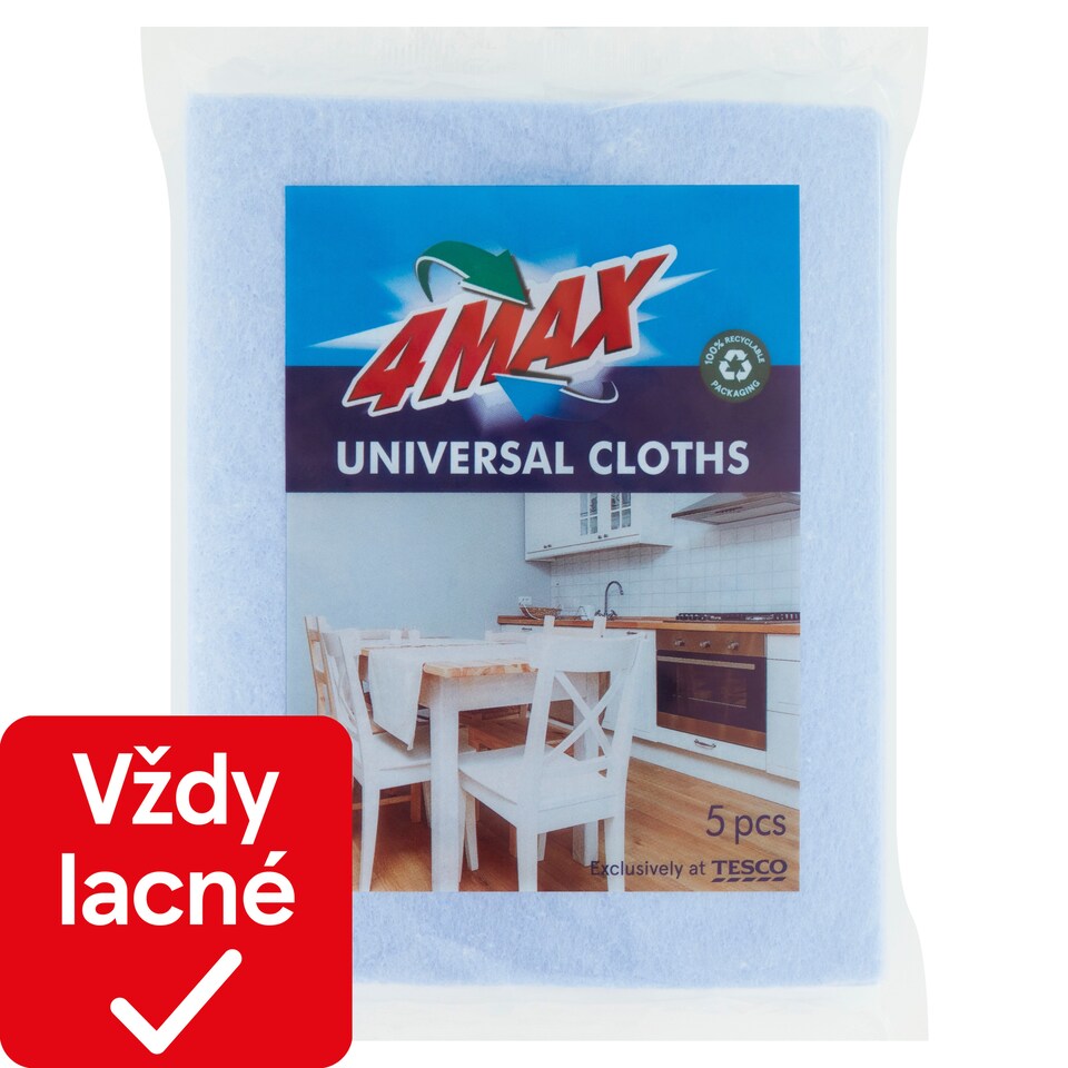 4MAX Universal Cloths 5 pcs