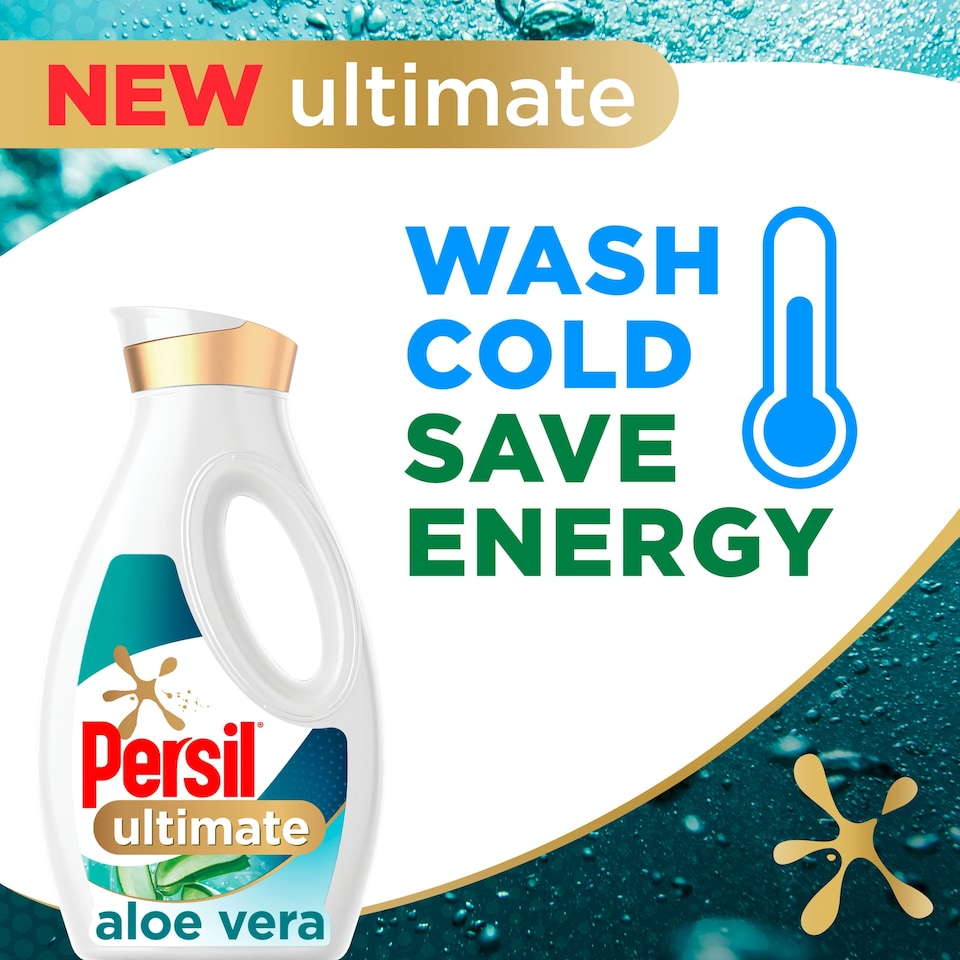 image 1 of Persil Ultimate Non Bio Aloe Vera Laundry Detergent 34 Wash 918ml